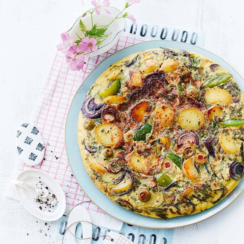 Spansk tortilla med oliver och paprika - ViktVäktarna