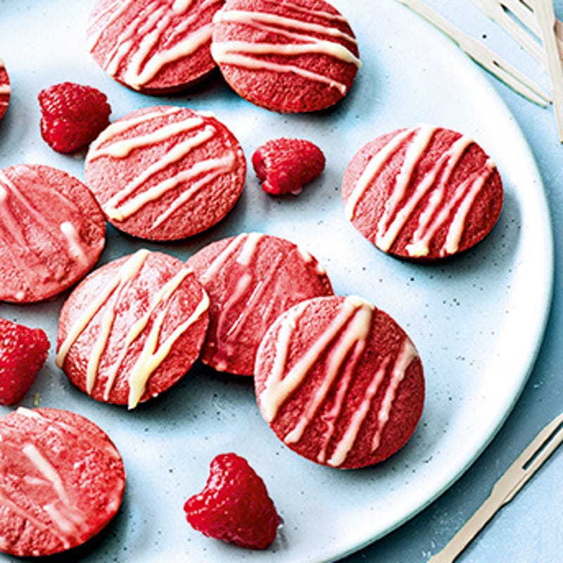 Photo de/du Palets pourpres au chocolat blanc par WW