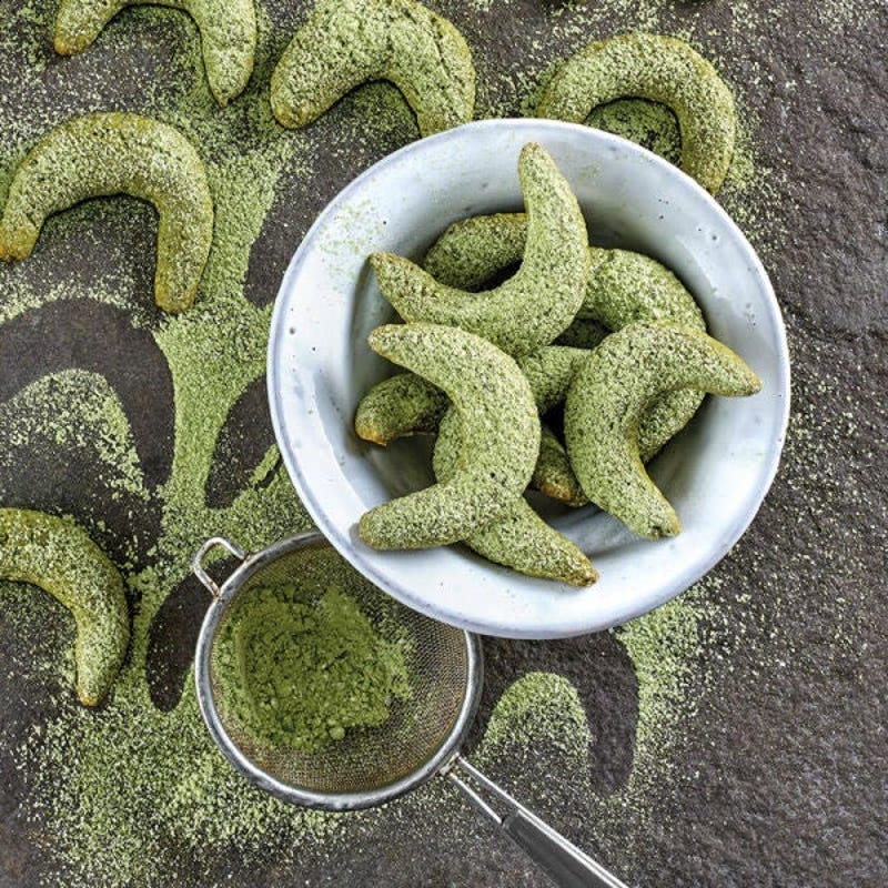 Kipferl au matcha
