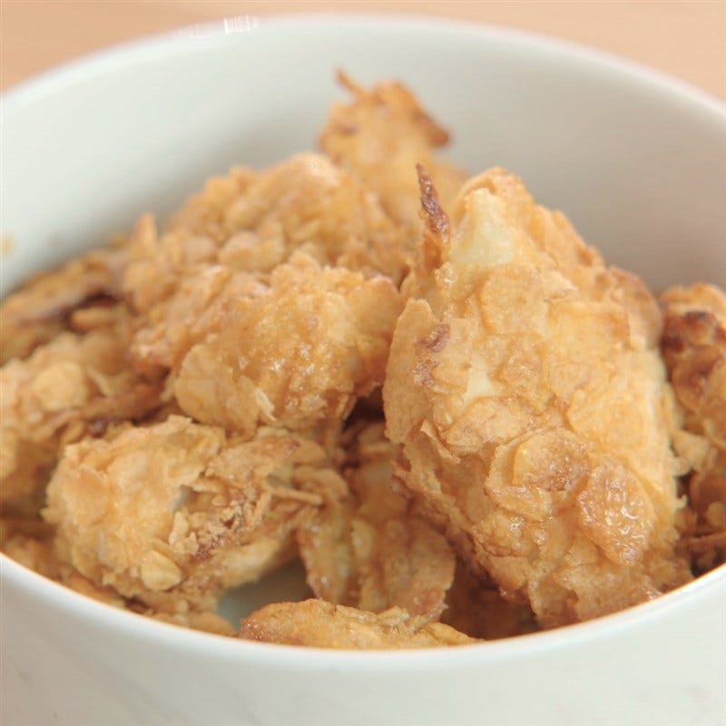 Kipnuggets met yoghurtdipsausje