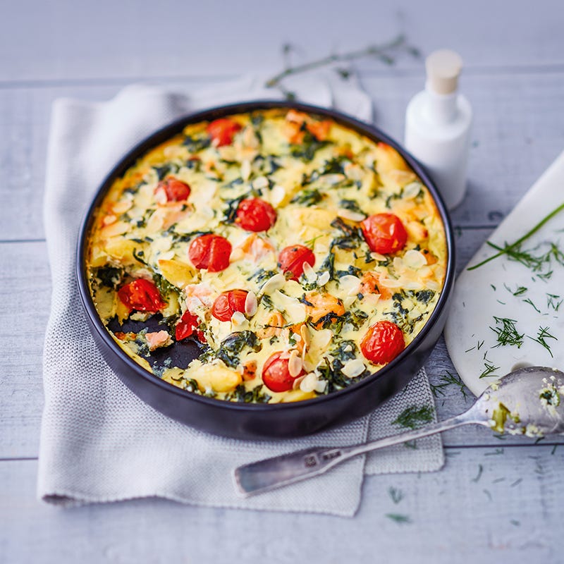 ViktVäktarna - Lax- och gnocchipudding med pepparrot