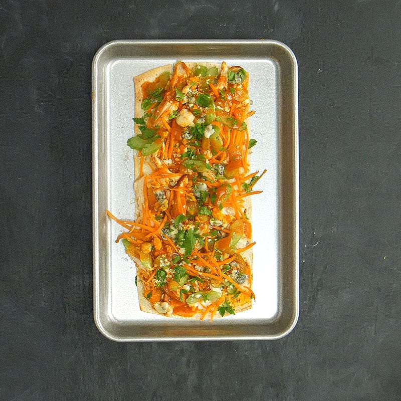Photo of Buffalo chicken flatbread by WW