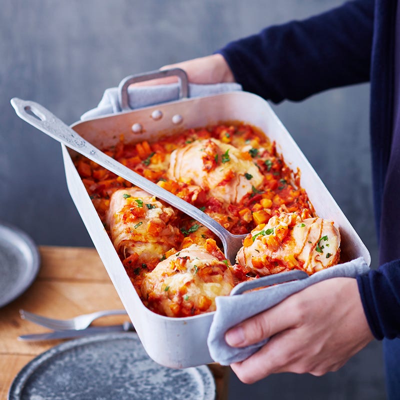 Foto van Ovenschotel met kalkoenfilet door WW