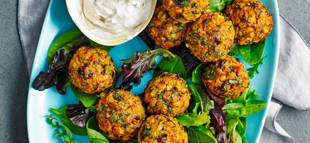 Butternut squash falafels