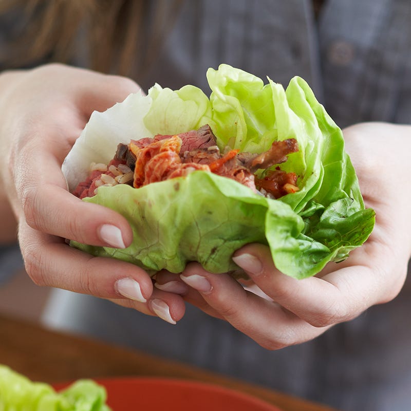 Photo of Korean-Style Steak & Kimchi Wraps by WW