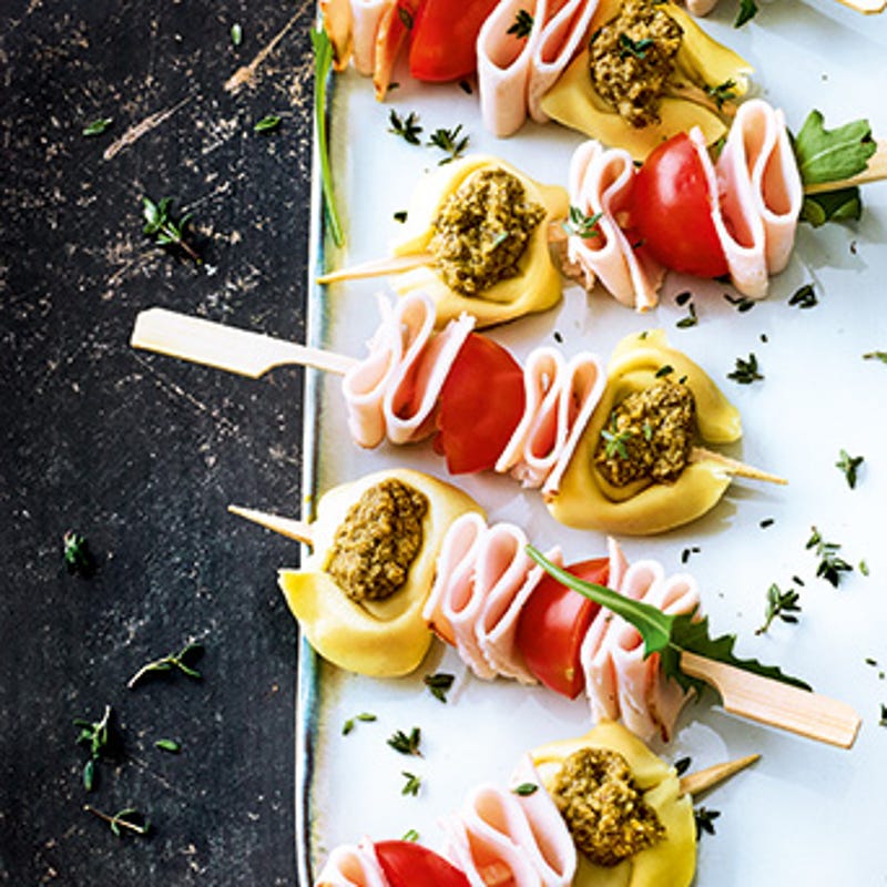 Photo de/du Brochettes de tortellinis au pesto par WW