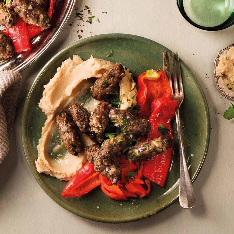Köfte mit Grillpaprika