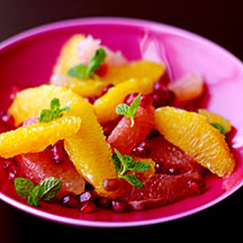 Citrusfruit met granaatappel