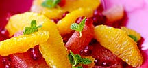 Citrusfruit met granaatappel