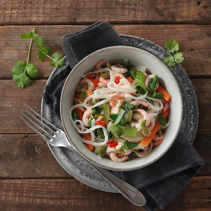 ViktVäktarna - Ljummen nudel- och räksallad