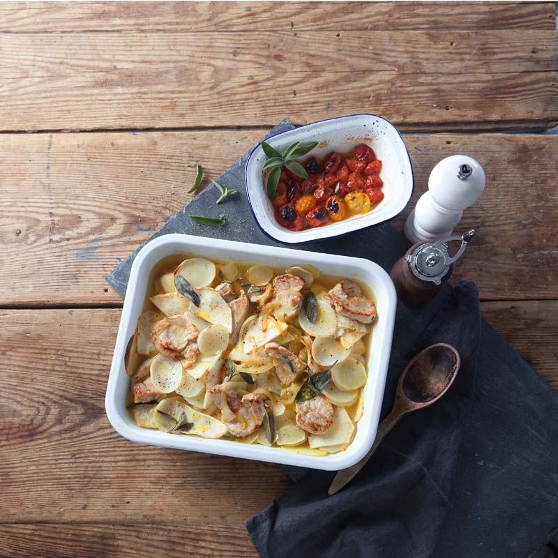 Foto av Salviakryddad fläskytterfilé med potatis och kålrot från WW ViktVäktarna