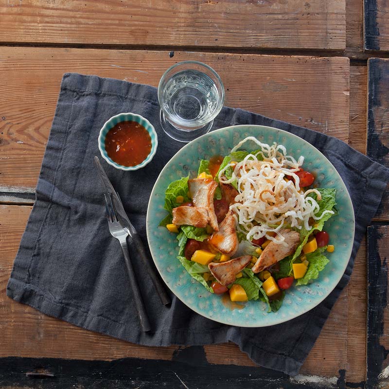 Kalkonsallad med nudelkrisp - ViktVäktarna