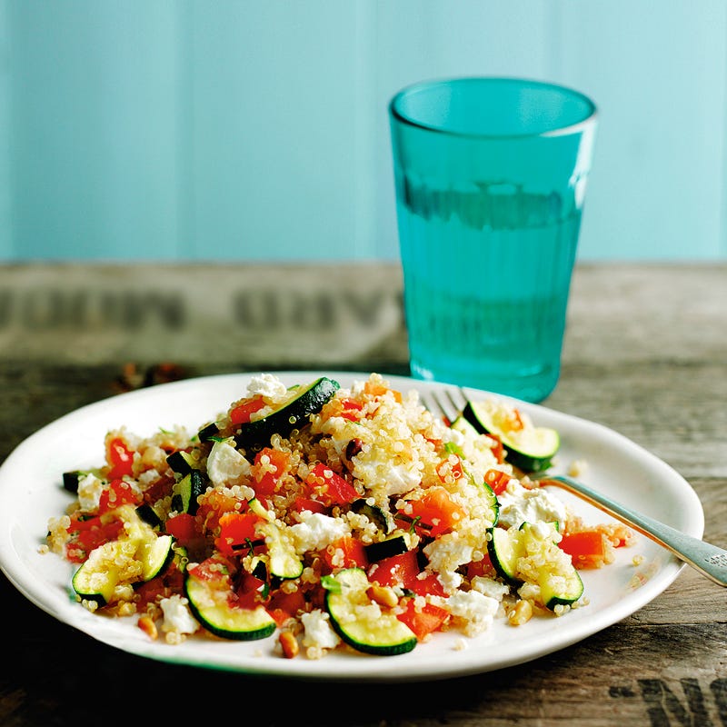 Quinoasalat mit Zucchini