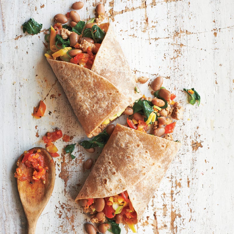 Photo of Burritos with turkey & pinto beans by WW