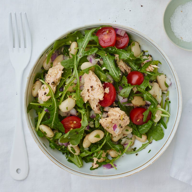 Photo of White bean, citrus & salmon salad by WW