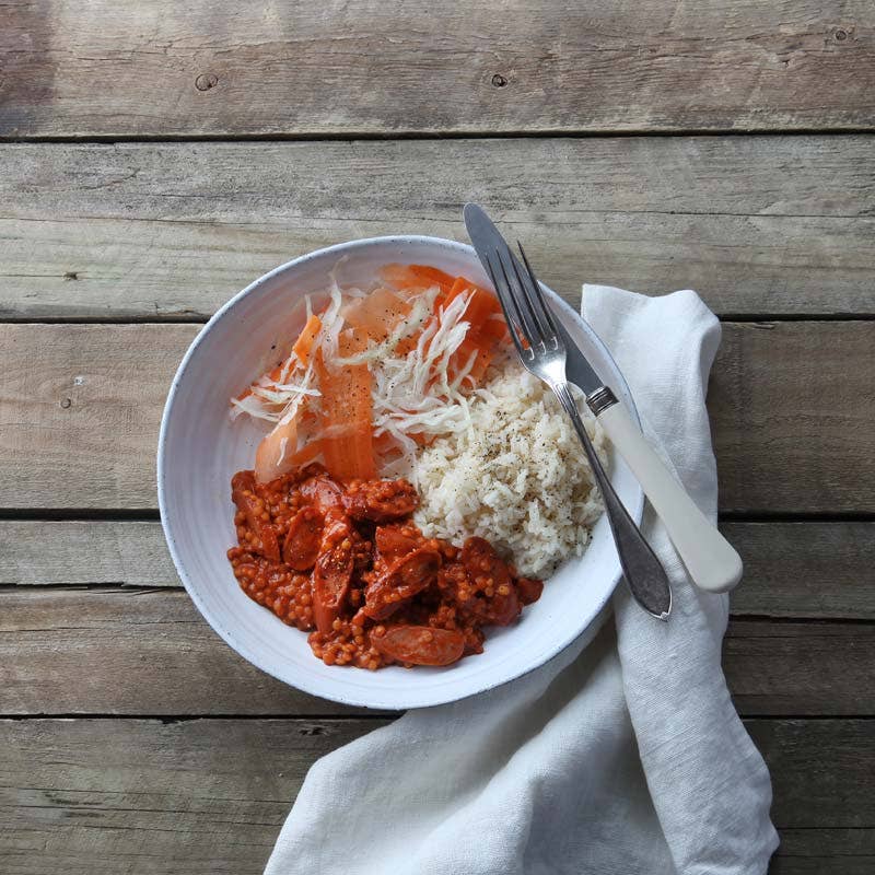 Korv stroganoff med linser - ViktVäktarna