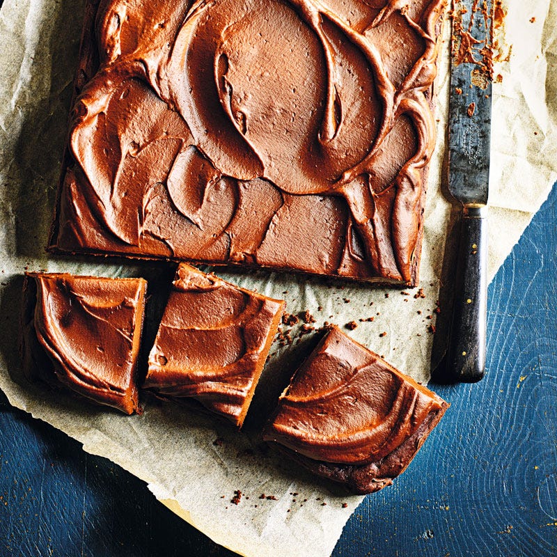 Kuchen mit Süßkartoffelguss