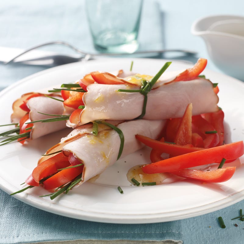 Gevulde kipfiletrolletjes