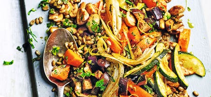 Grünkern-Salat