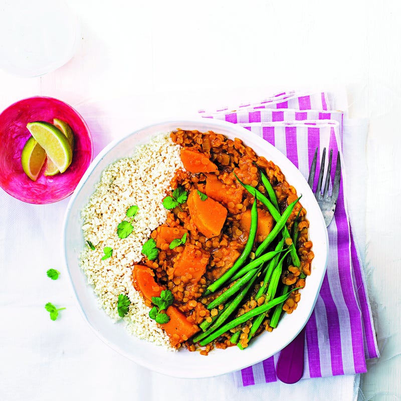 Photo of Butternut squash dhal with cauli 'rice' by WW