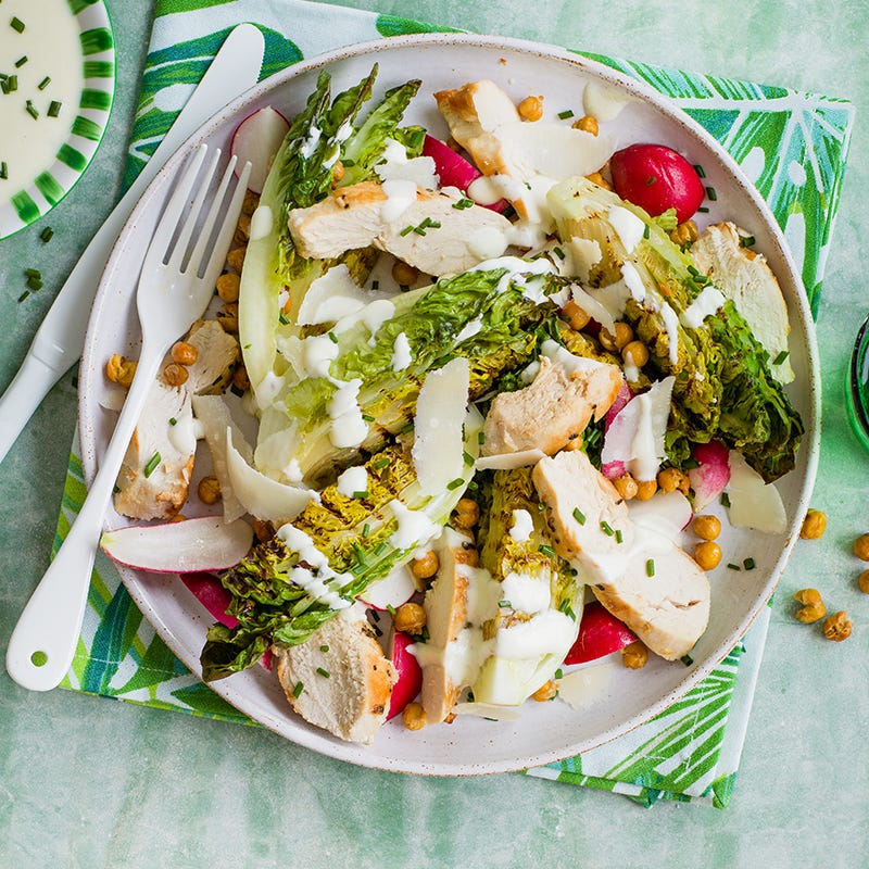 Photo of Chicken & griddled lettuce salad by WW
