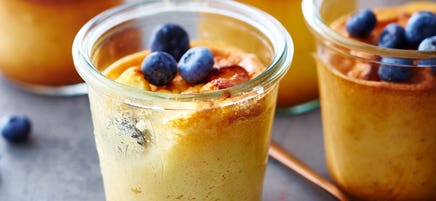 Klassischer Käsekuchen im Glas