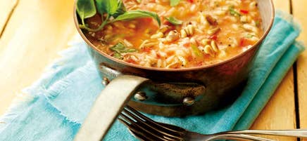 Tomat- och mozzarellarisotto