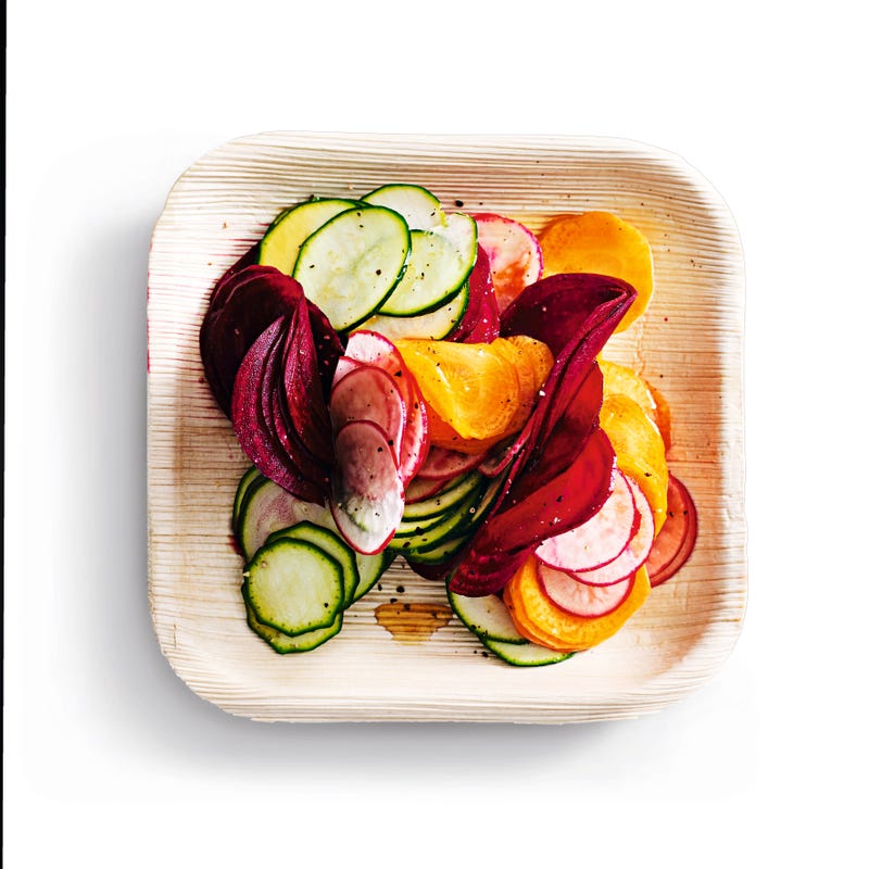 Photo of Raw rainbow vegetable salad by WW