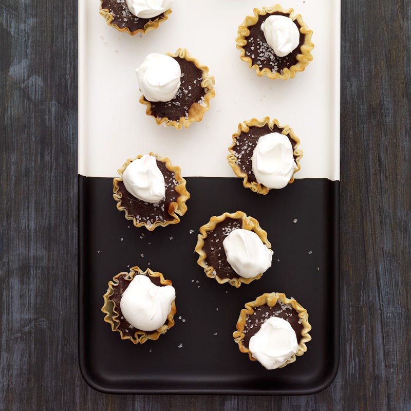 Photo of Dark chocolate and sea salt tartlets by WW