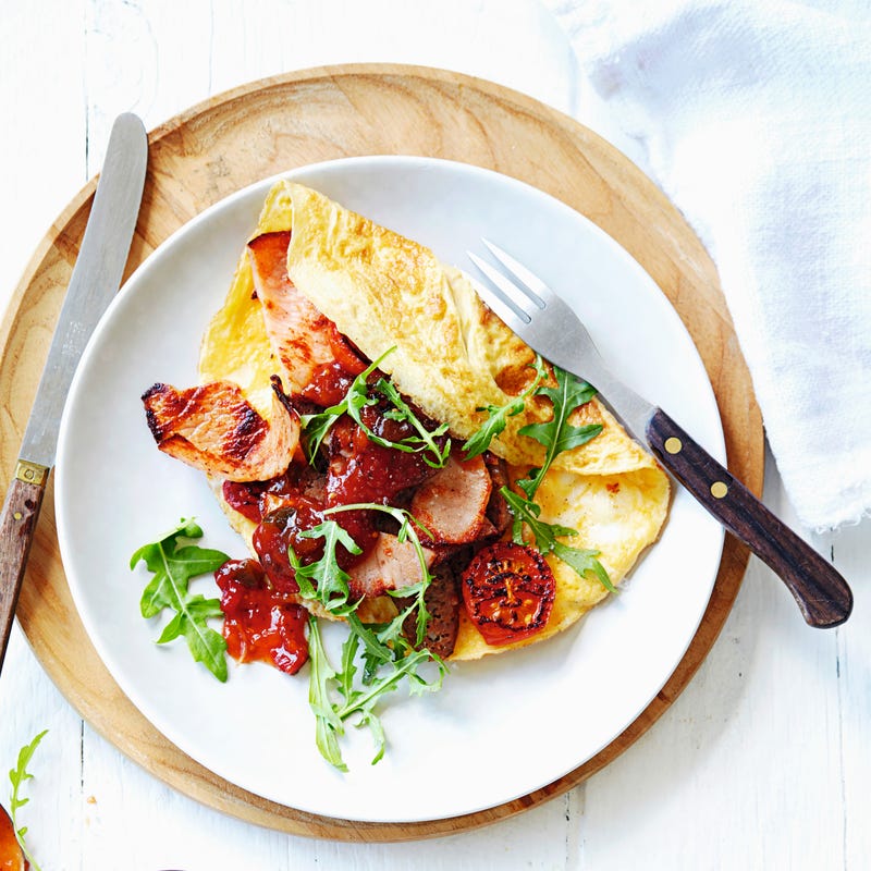 Photo of Sausage & bacon omelette by WW