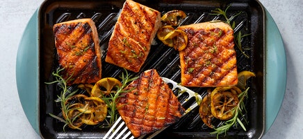 Rosemary grilled salmon