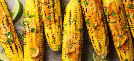 Grilled Corn with Smoked Paprika–Lime Butter