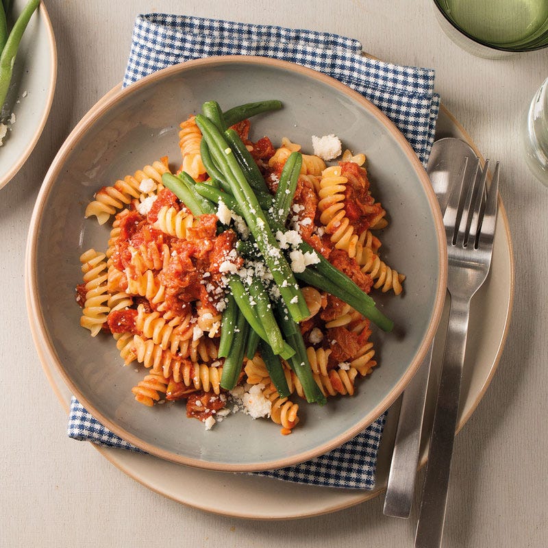 Fusilli mit Thunfisch-Tomaten-Sauce