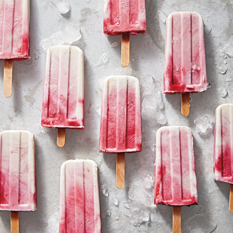 Raspberry-Yogurt Pops