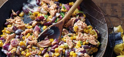 Mexicaanse tonijnschotel