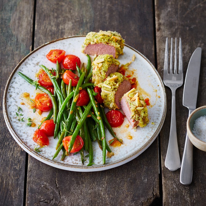 Lammfilet mit Kräuterkruste