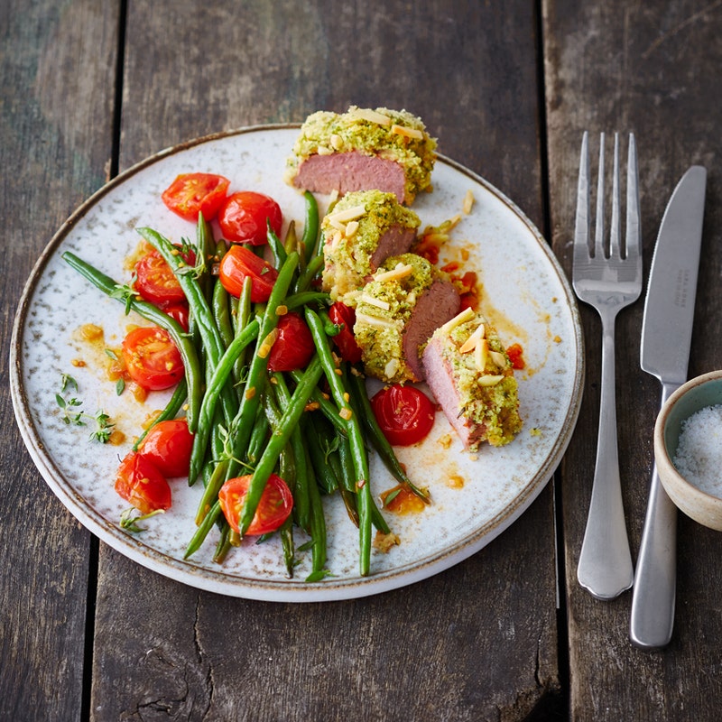 Lammfilet mit Kräuterkruste