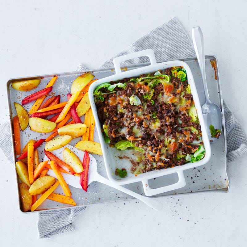 Wirsing-Hackfleisch-Gratin