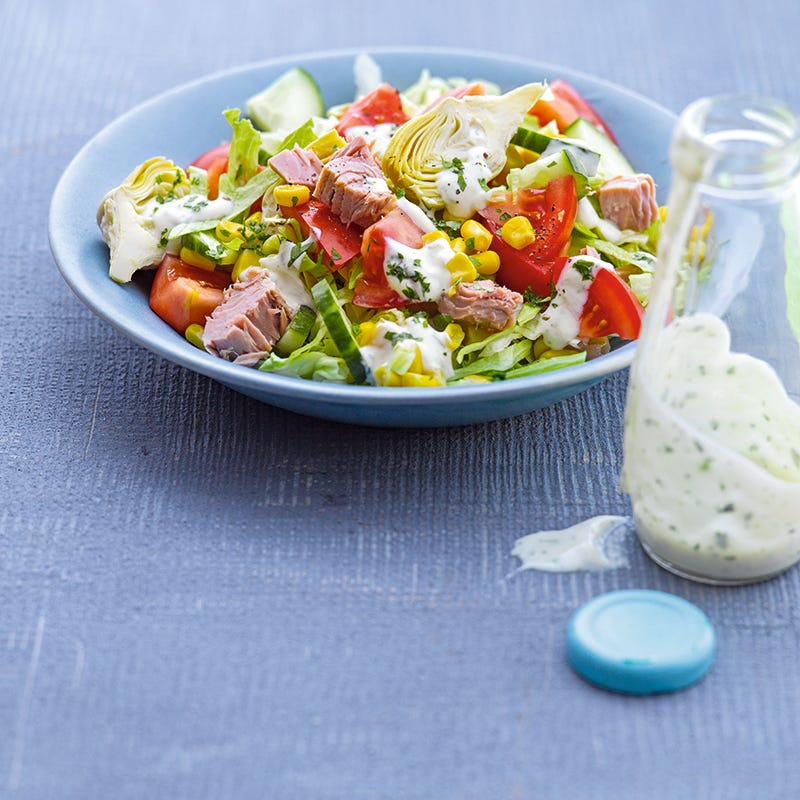 Tonijnsalade met artisjokharten