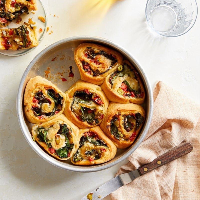 Photo of Gruyere and spinach breakfast rolls by WW