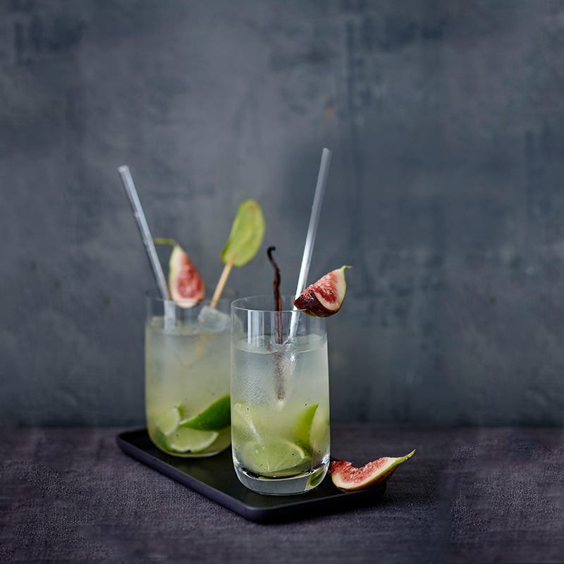 Foto van Gin Fizz met vijgen en vanille door WW