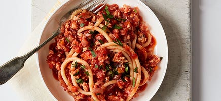 Classic turkey ragu