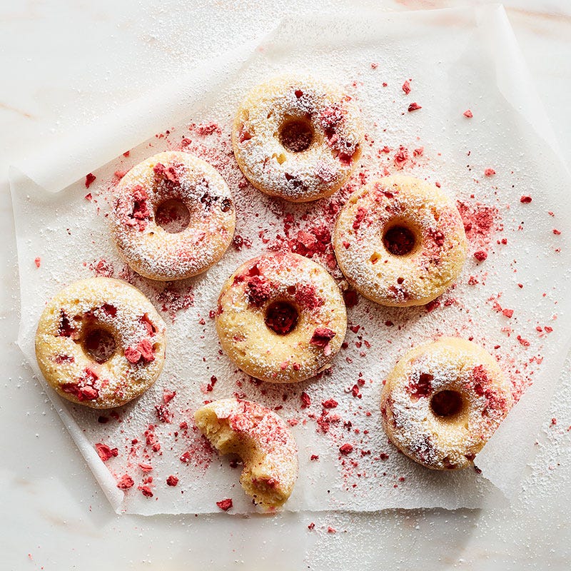 Photo of Strawberry-lemon baked doughnuts by WW