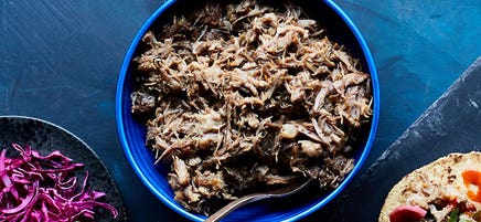 Pulled pork with cumin and orange