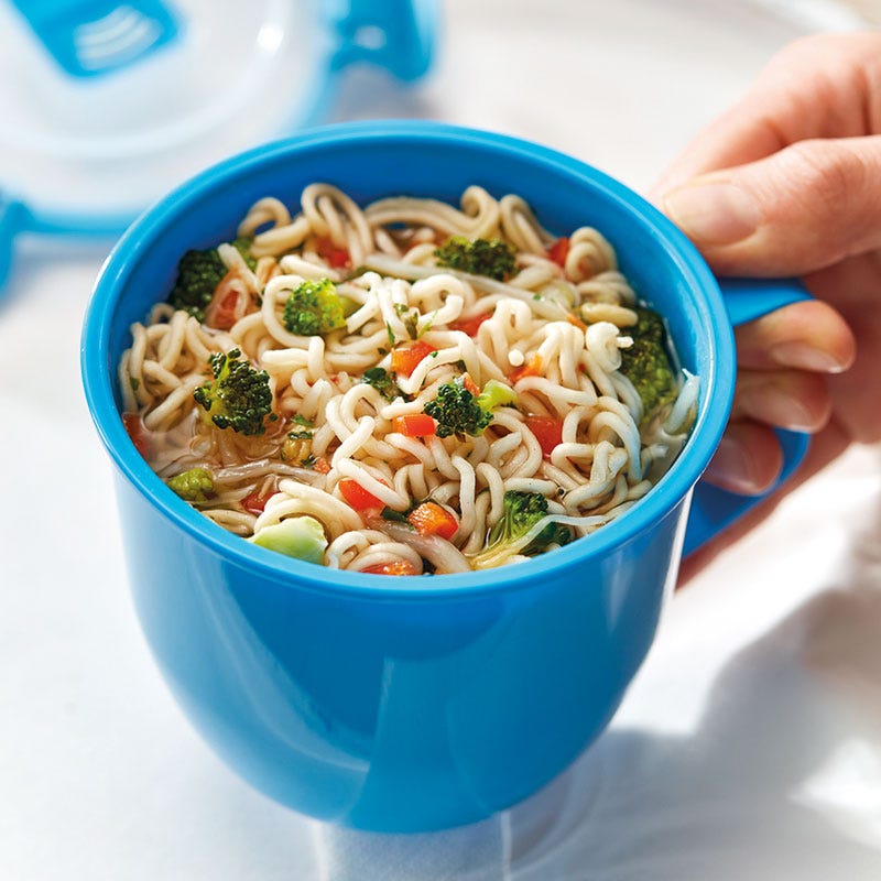 Instantsuppe mit Mie-Nudeln