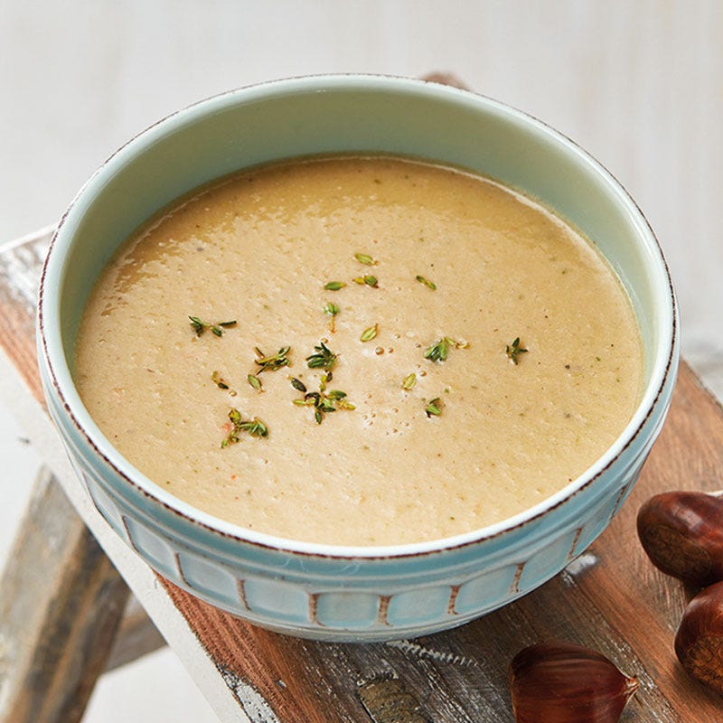 Marroni-Thymian-Suppe / Maronen-Thymian-Suppe