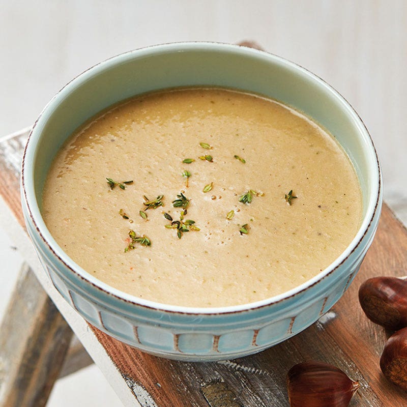 Marroni-Thymian-Suppe / Maronen-Thymian-Suppe