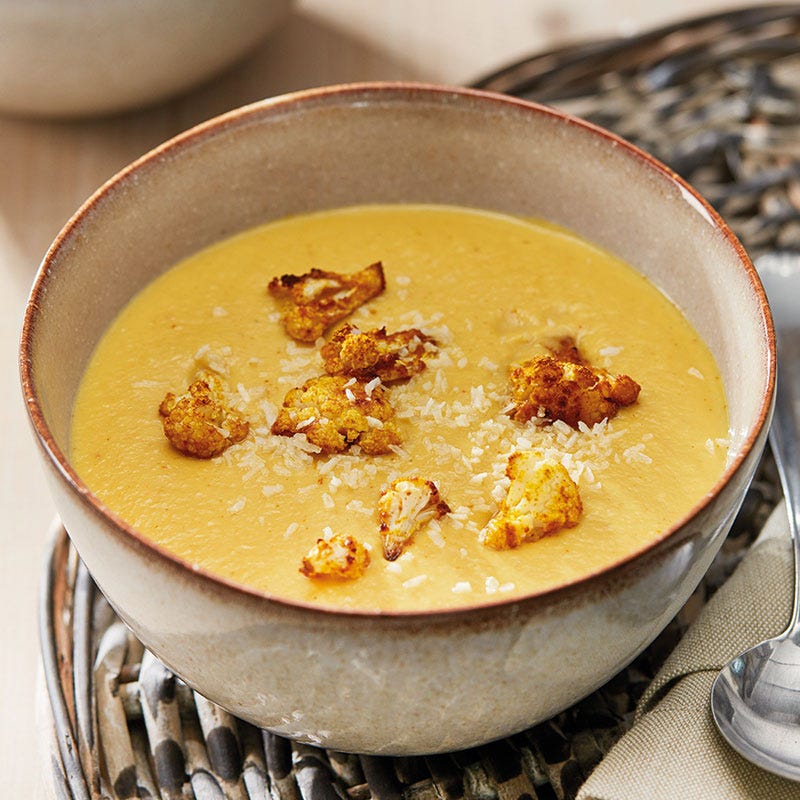 Geröstete Blumenkohlsuppe