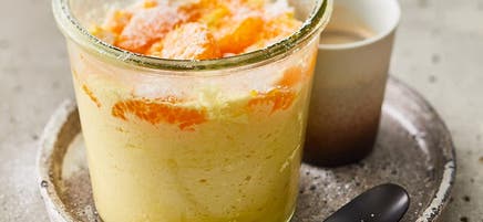 Quarkkuchen aus der Mikrowelle / Käsekuchen aus der Mikrowelle