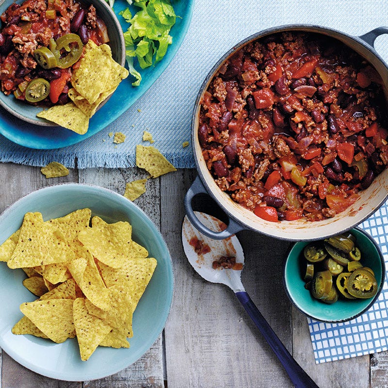 Chili mit Tortillachips